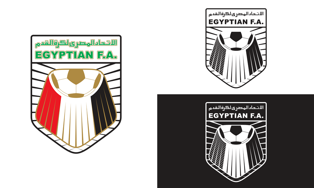 Egyptian Football Association logotype, transparent .png, medium, large