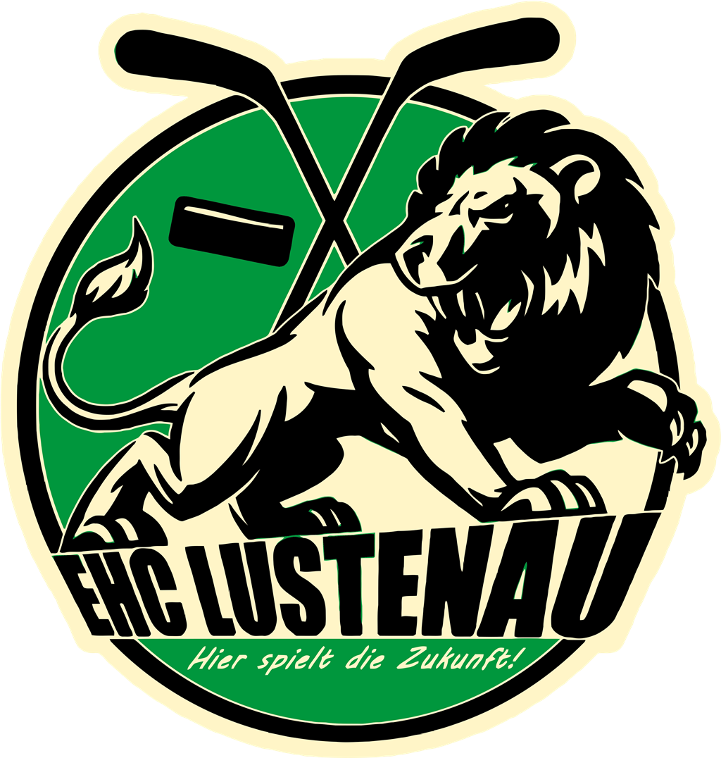 EHC Lustenau logotype, transparent .png, medium, large