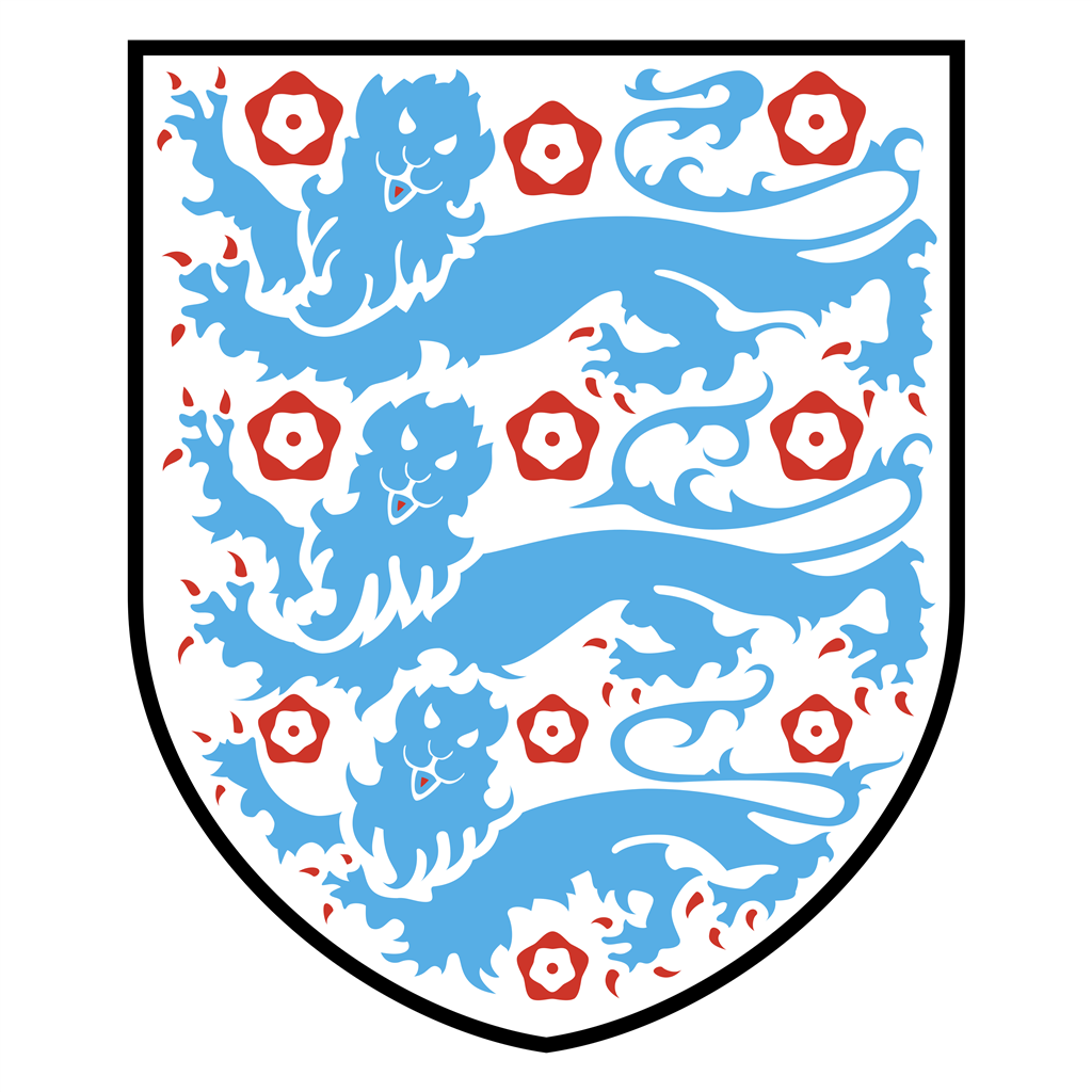 England Football Association logotype, transparent .png, medium, large