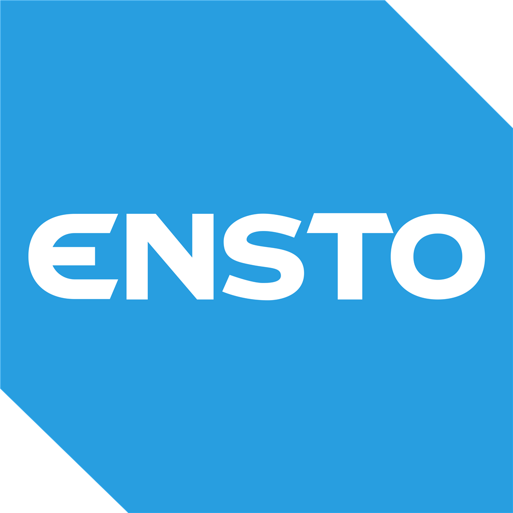 Ensto logotype, transparent .png, medium, large