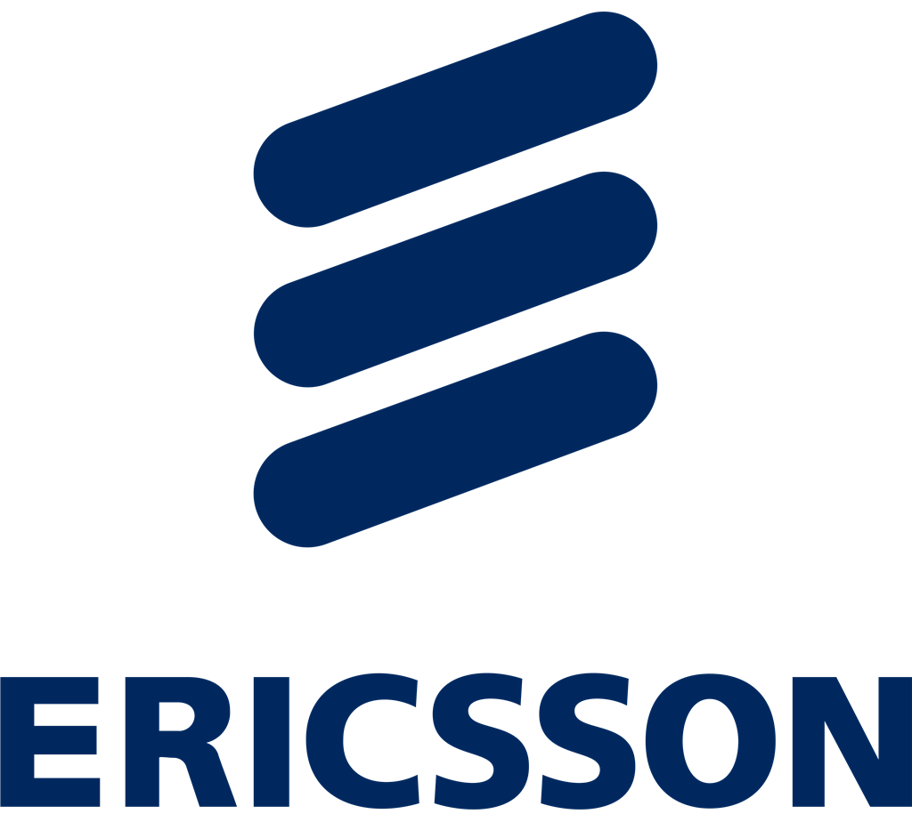 Ericsson logotype, transparent .png, medium, large