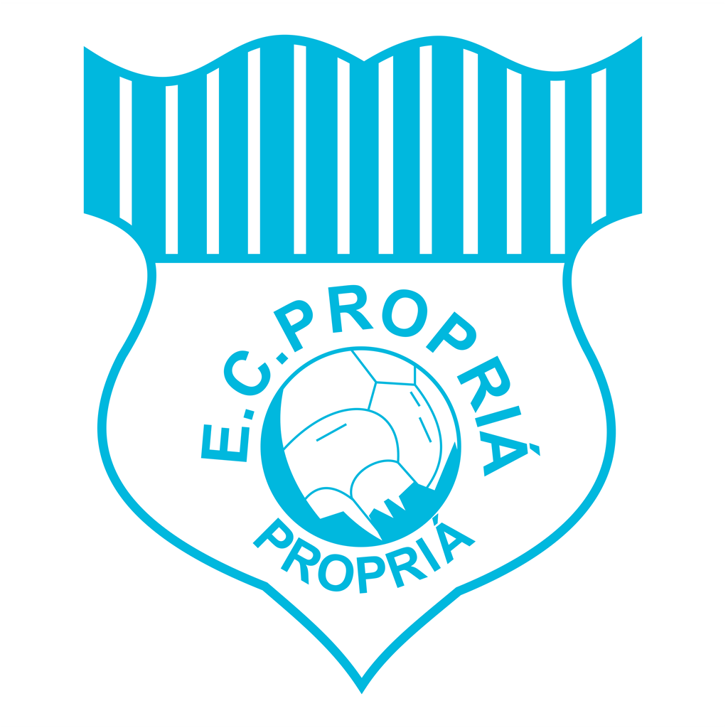 Esporte Clube Propria de Propria SE logotype, transparent .png, medium, large