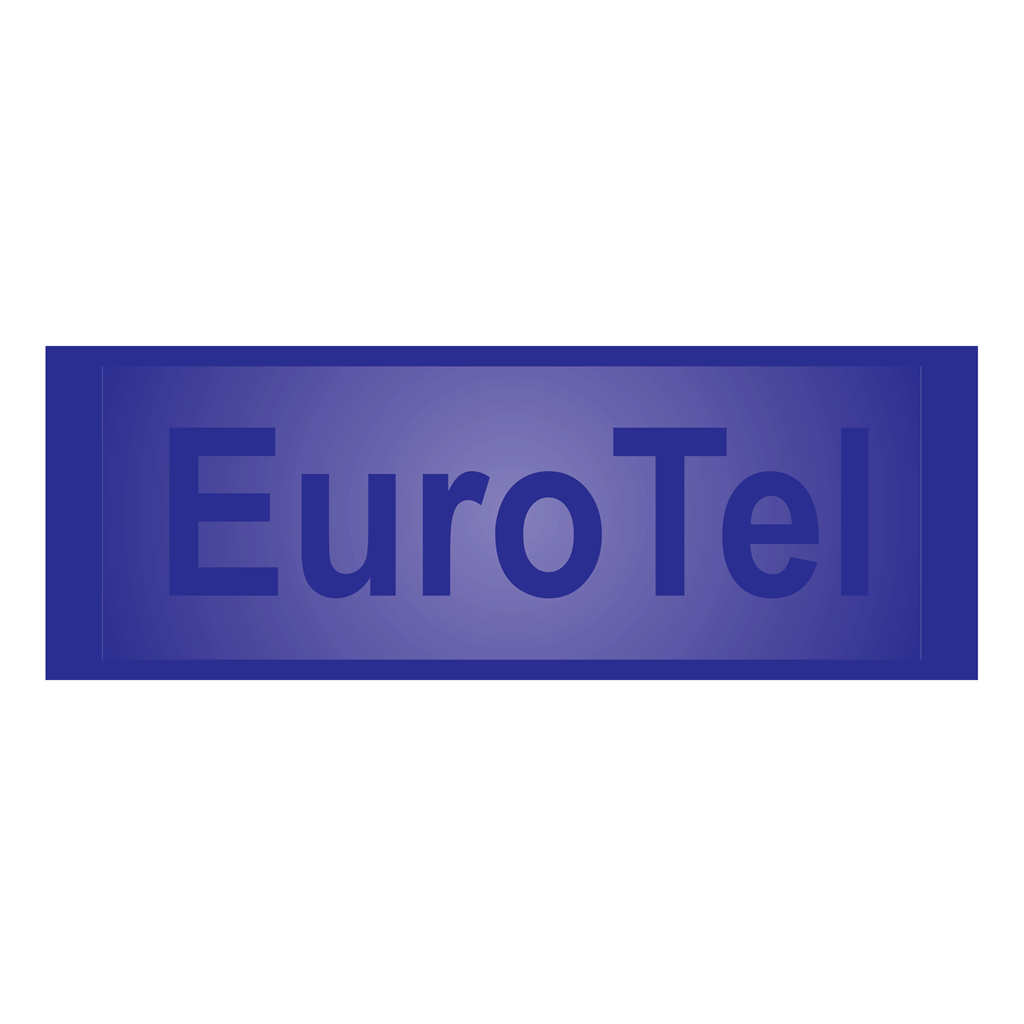 Eurotel logotype, transparent .png, medium, large