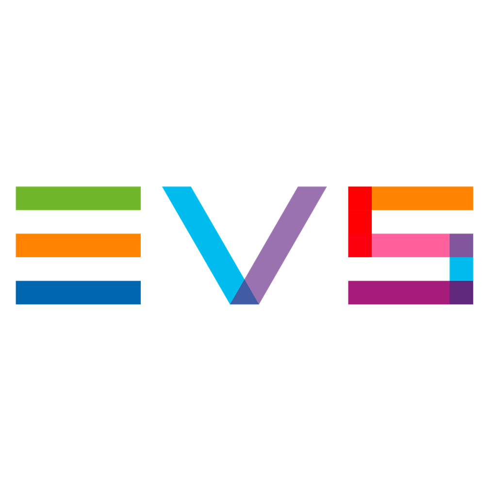 EVS Broadcast Equipment logotype, transparent .png, medium, large