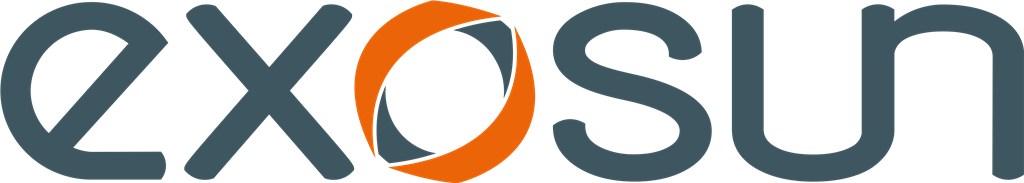 Exosun logotype, transparent .png, medium, large