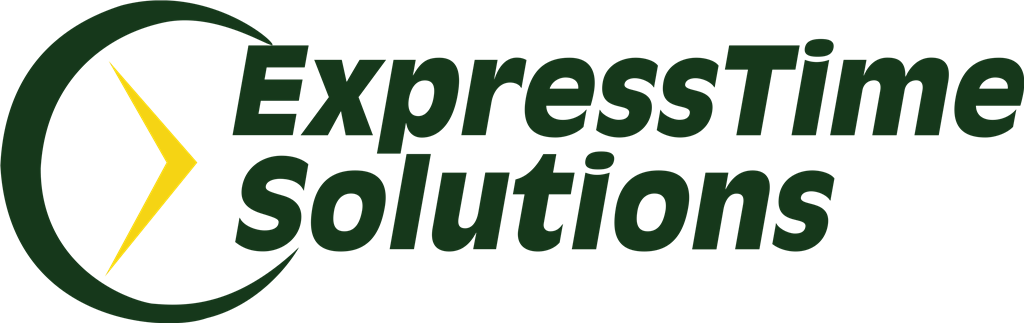 ExpressTime Solutions logotype, transparent .png, medium, large
