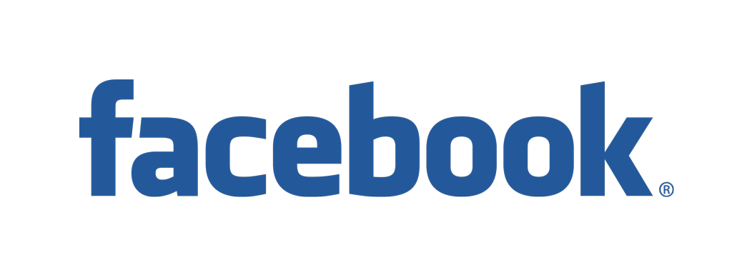 Facebook logotype, transparent .png, medium, large