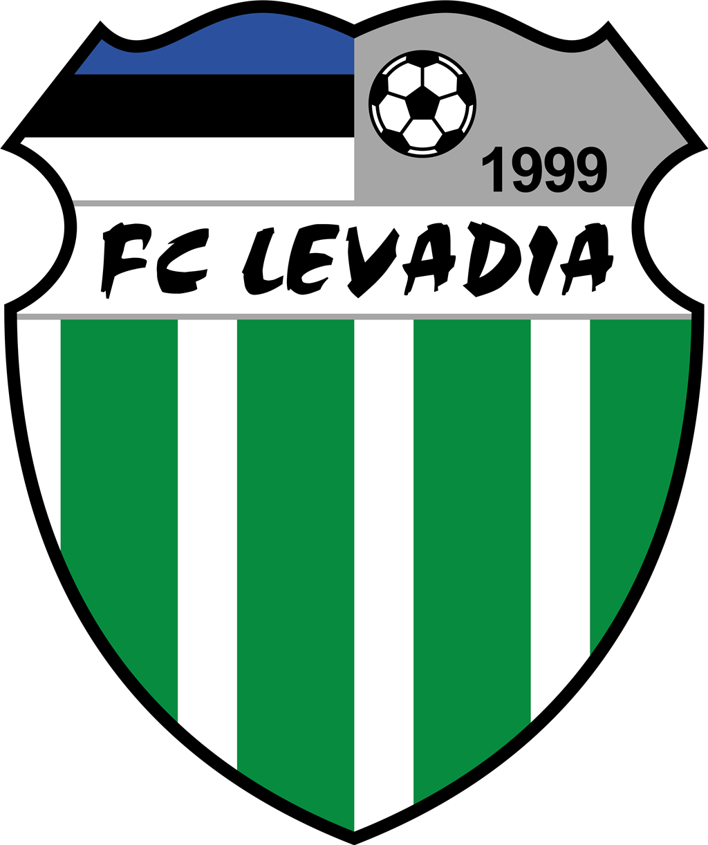 FC Levadia Tallinn logotype, transparent .png, medium, large