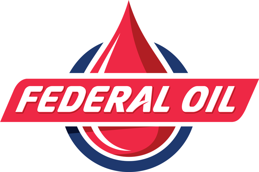 Federal Oil logotype, transparent .png, medium, large