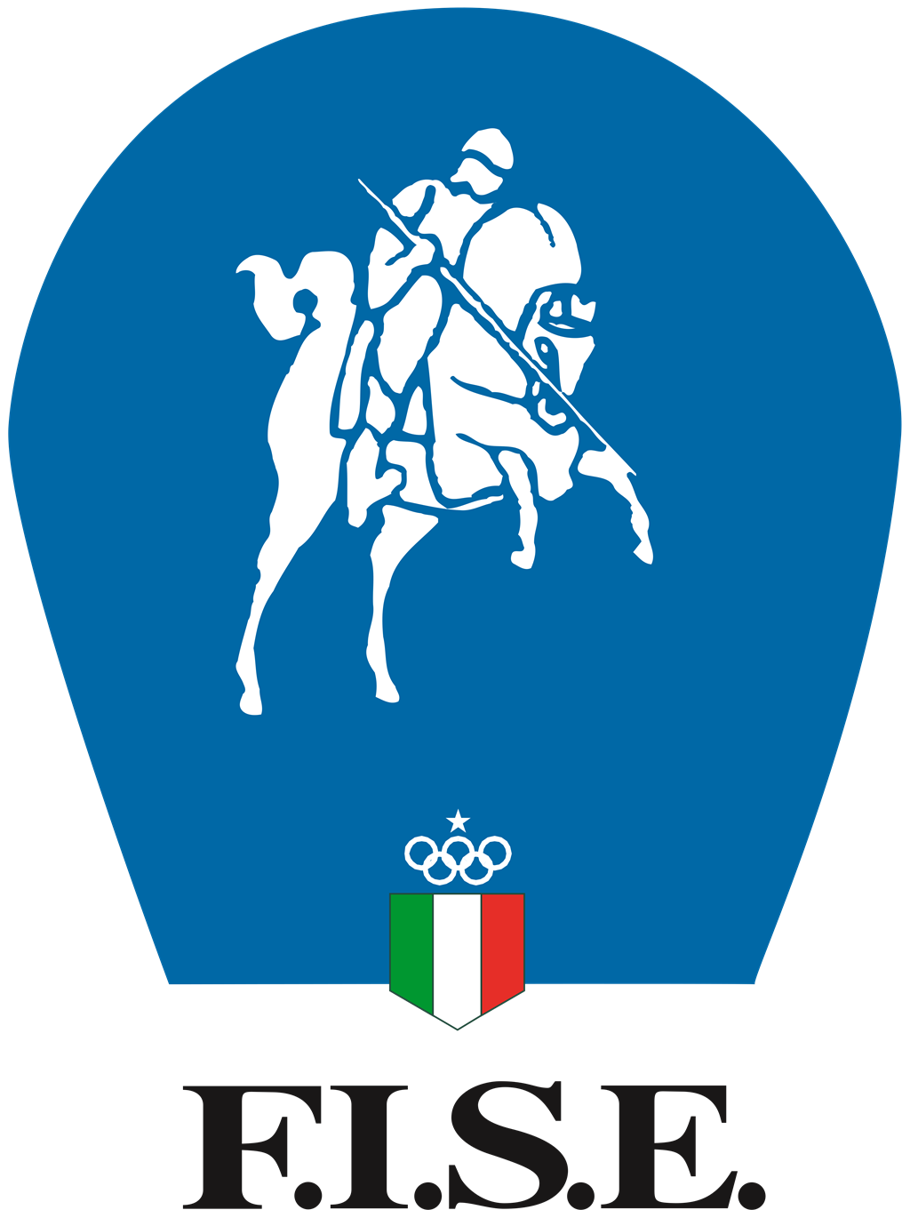 Federazione Italiana Sport Equestri logotype, transparent .png, medium, large