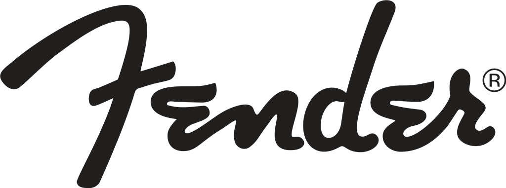 Fender logotype, transparent .png, medium, large