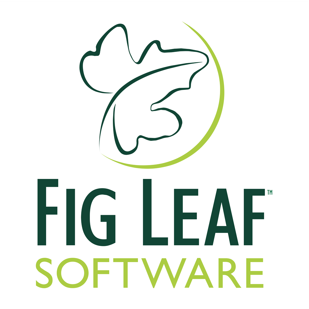 Fig Leaf Software logotype, transparent .png, medium, large