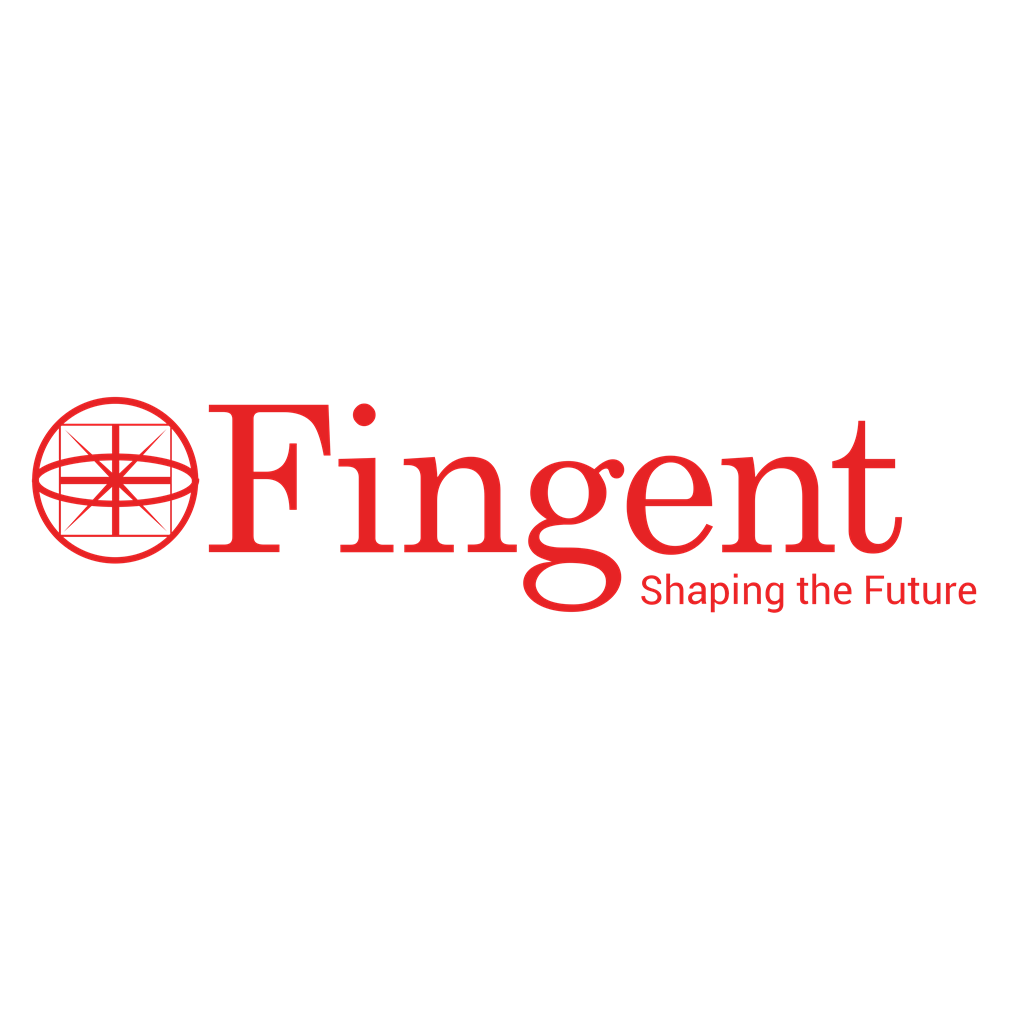 Fingent Corporation logotype, transparent .png, medium, large