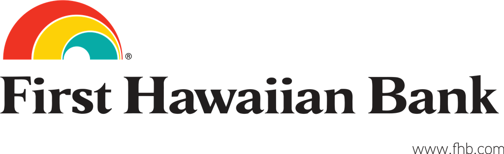 First Hawaiian Bank logotype, transparent .png, medium, large