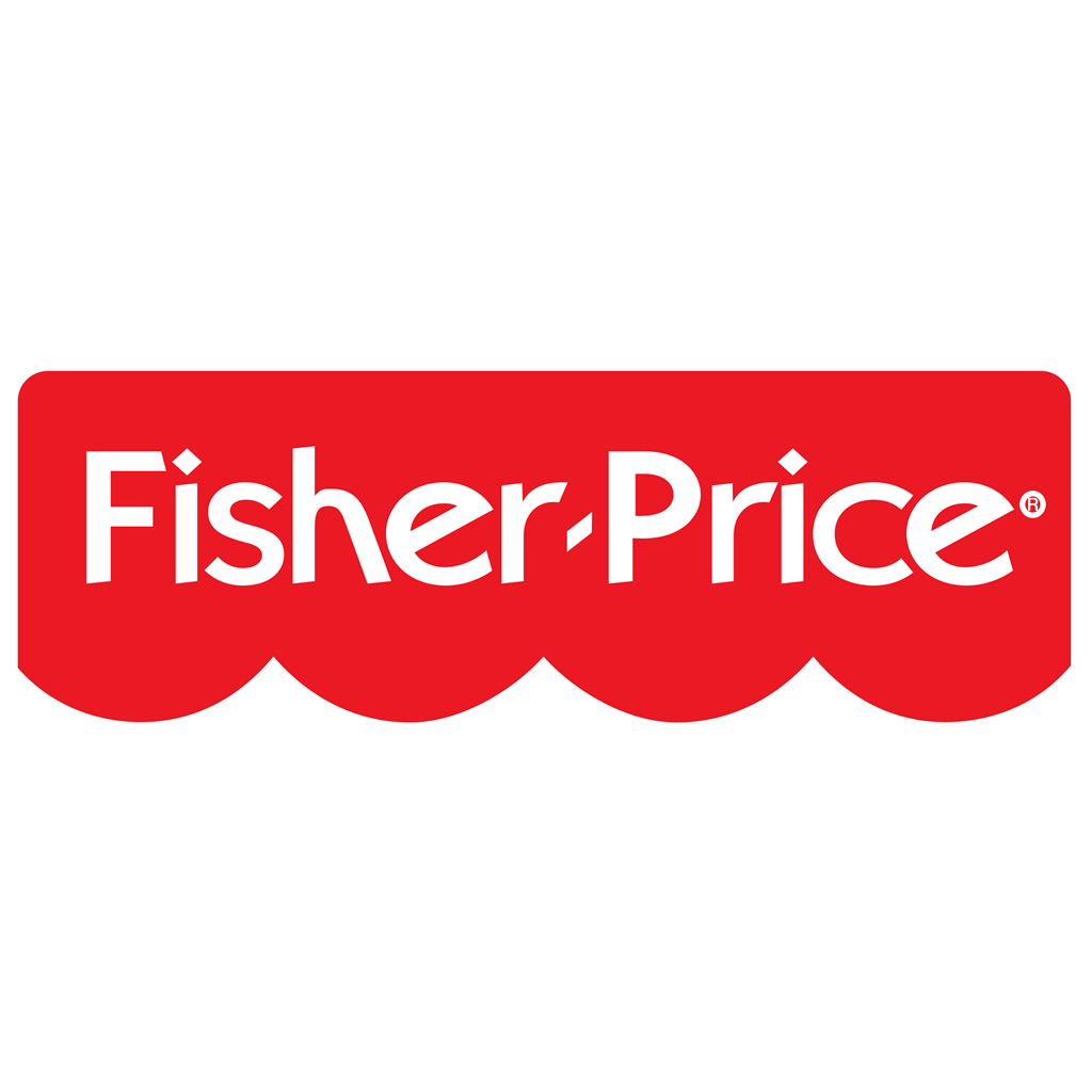 Fisher Price logotype, transparent .png, medium, large