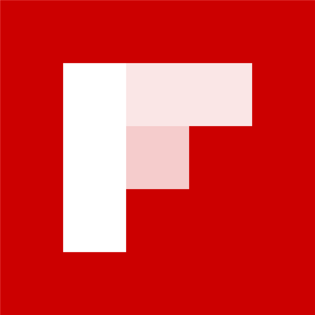 Flipboard logotype, transparent .png, medium, large