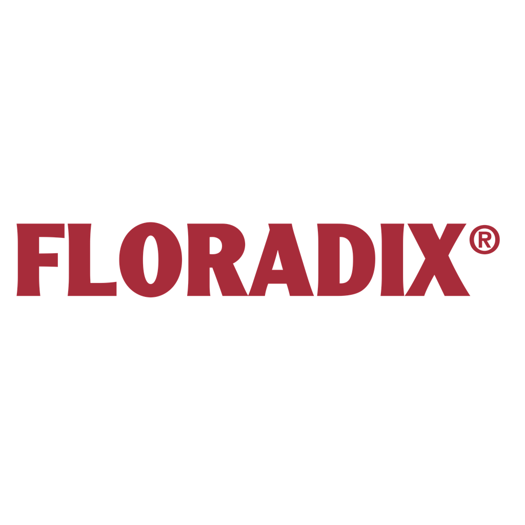 Floradix logotype, transparent .png, medium, large