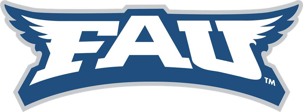 Florida Atlantic University logotype, transparent .png, medium, large