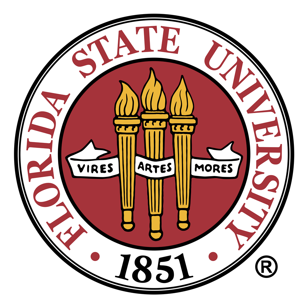 Florida State University logotype, transparent .png, medium, large