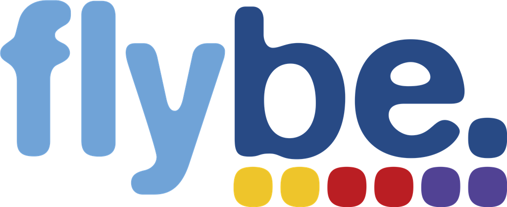 Flybe logotype, transparent .png, medium, large
