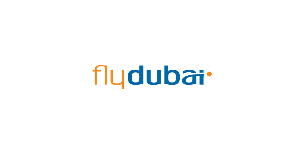 Flydubai logotype, transparent .png, medium, large