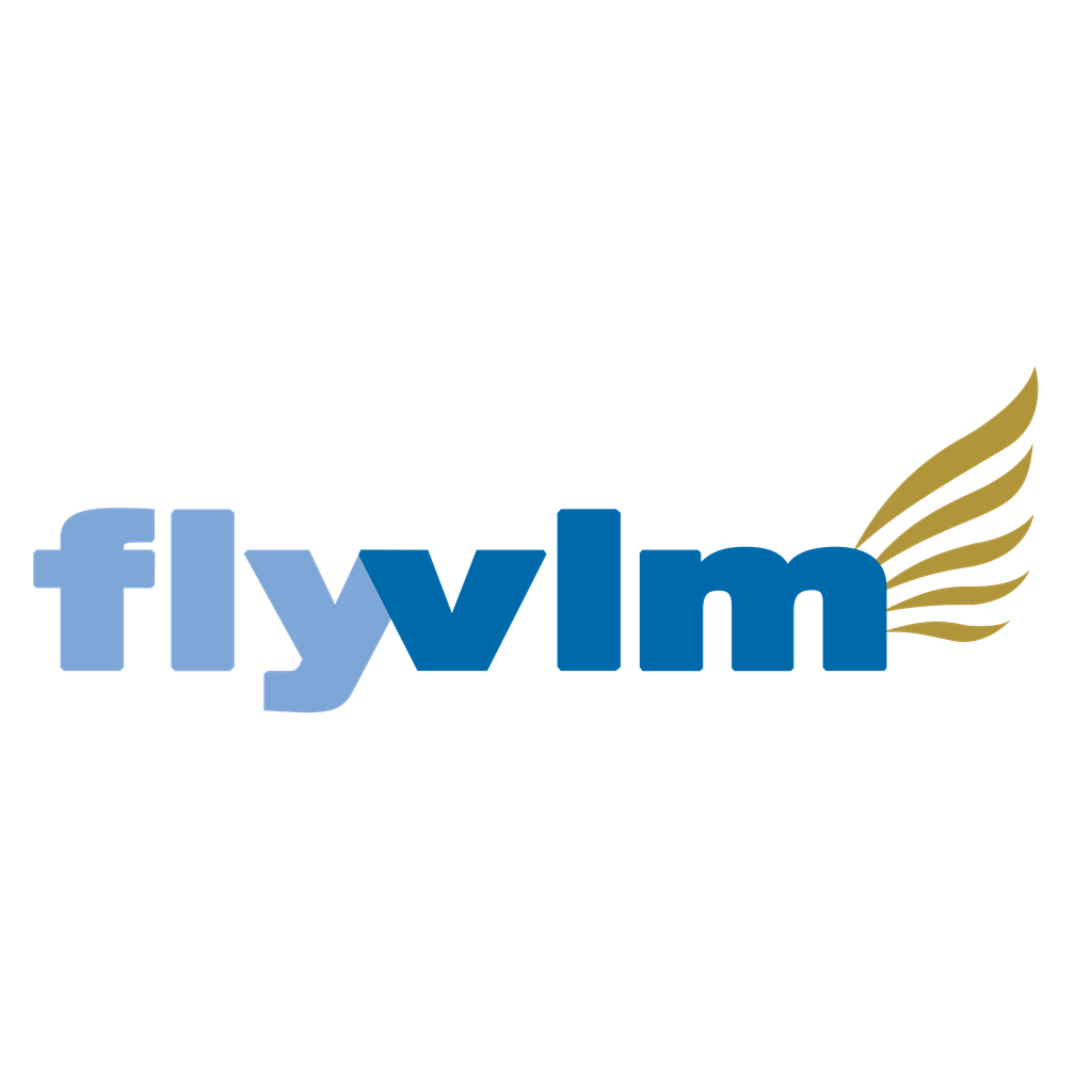 FlyVLM logotype, transparent .png, medium, large