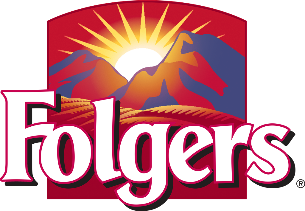 Folgers logotype, transparent .png, medium, large