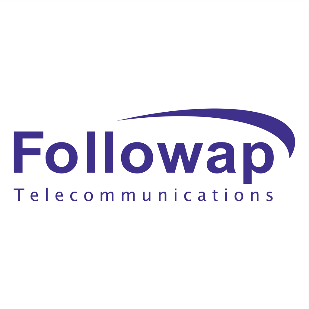 Followap Telecommunications logotype, transparent .png, medium, large