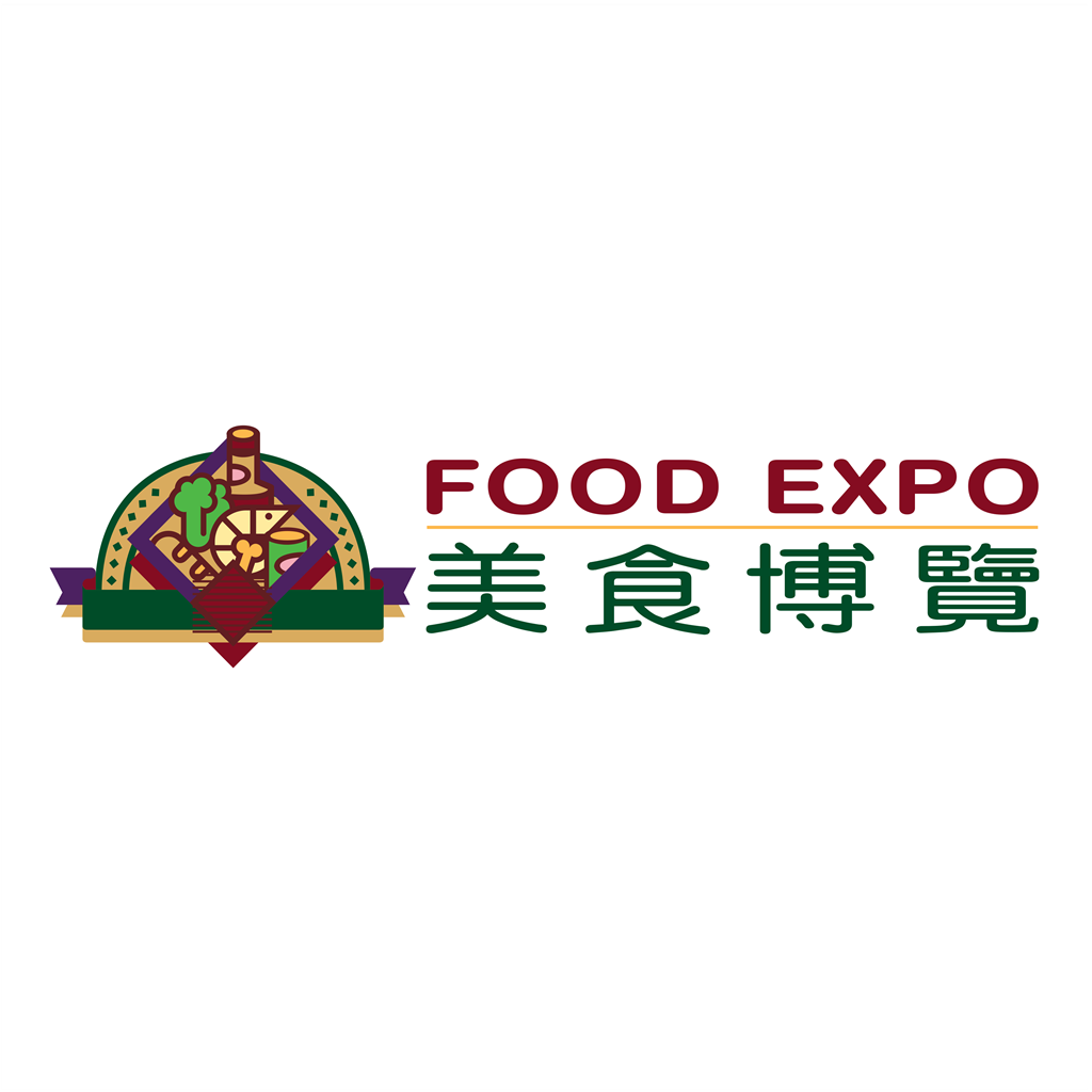 Food Expo logotype, transparent .png, medium, large