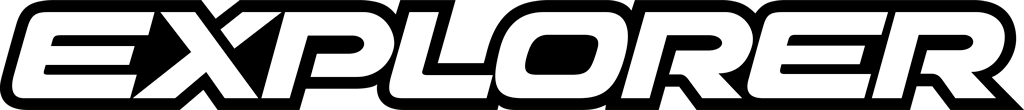Ford EXPLORER logotype, transparent .png, medium, large
