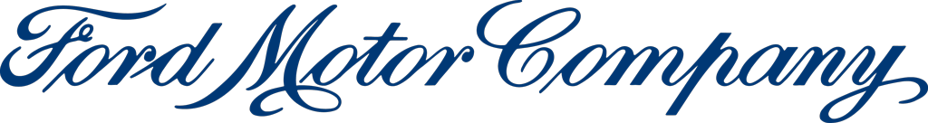 Ford Motor Company logotype, transparent .png, medium, large