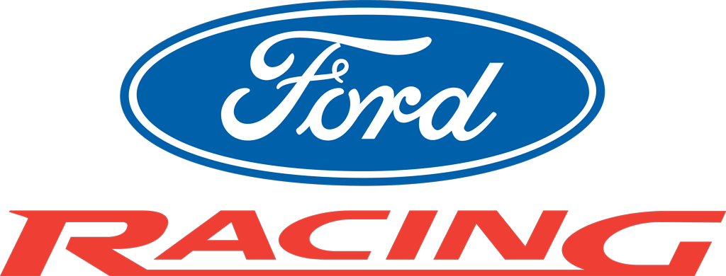 Ford Racing logotype, transparent .png, medium, large