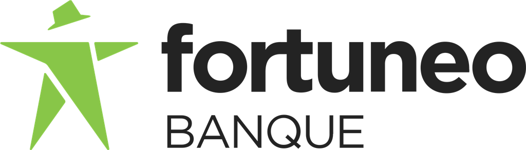 Fortuneo Banque logotype, transparent .png, medium, large