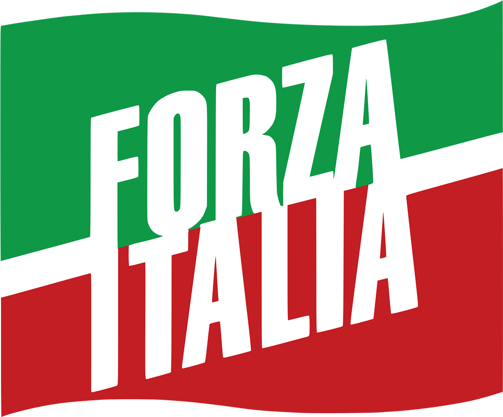 Forza Italia logotype, transparent .png, medium, large