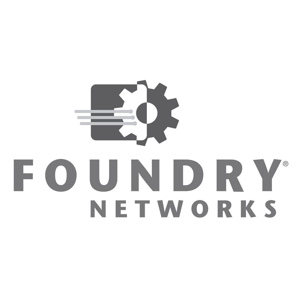 Foundry Networks logotype, transparent .png, medium, large