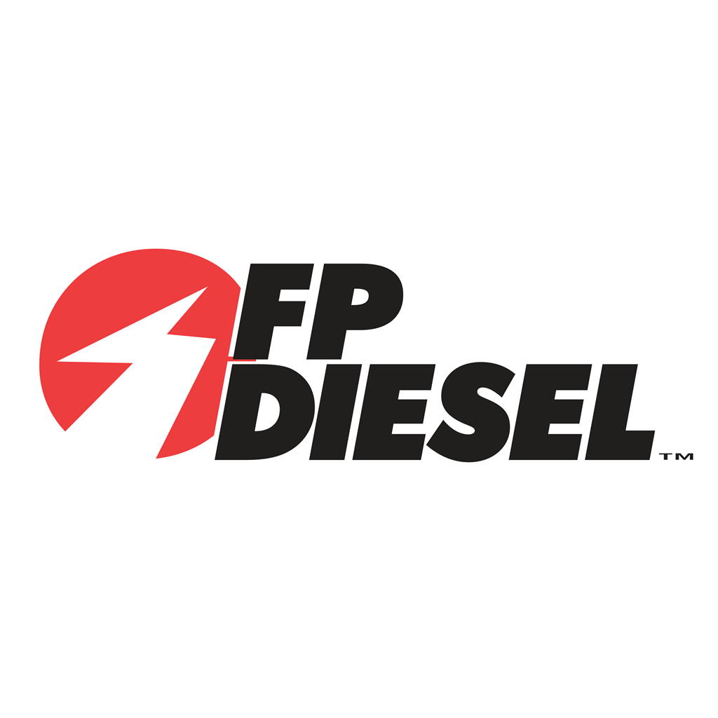 FP Diesel logotype, transparent .png, medium, large