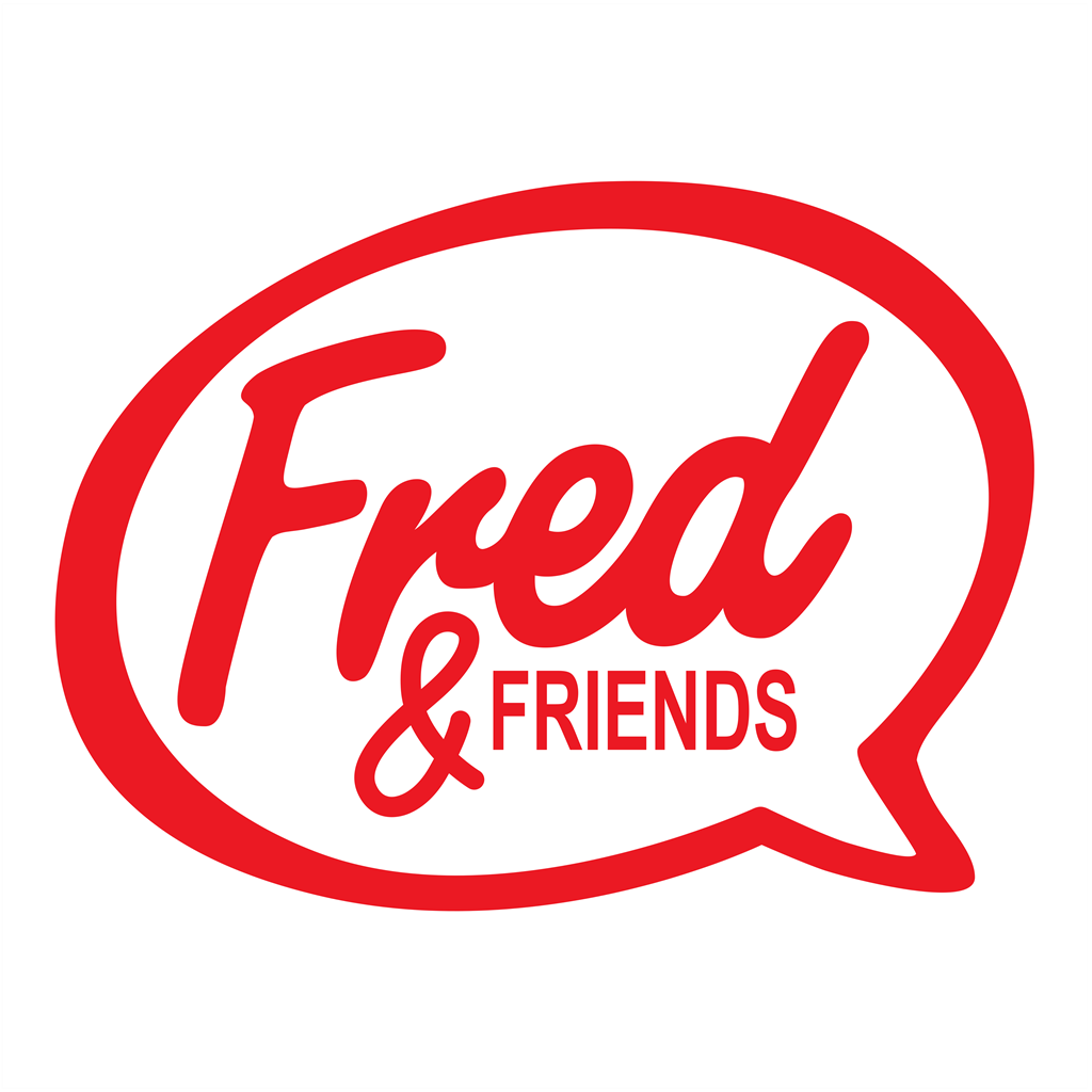 Fred & Friends logotype, transparent .png, medium, large