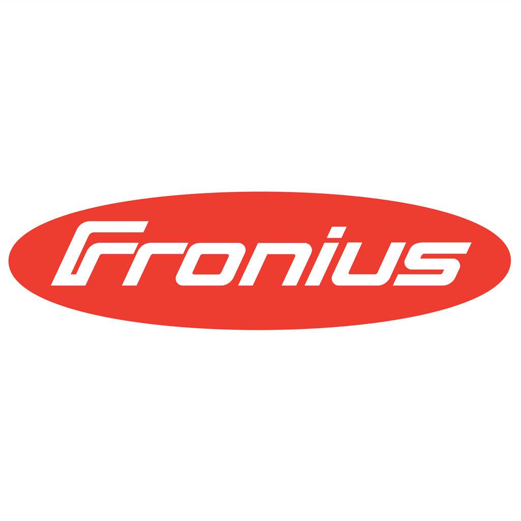 Fronius logotype, transparent .png, medium, large