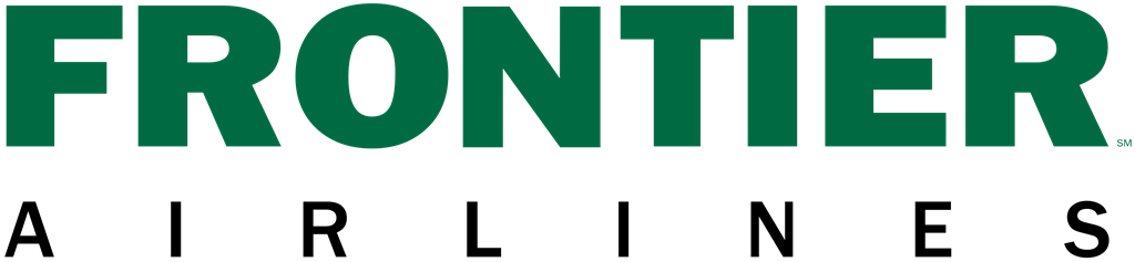 Frontier Airlines logotype, transparent .png, medium, large