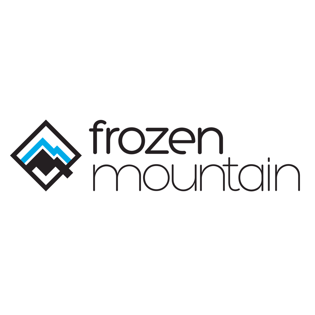 Frozen Mountain Software logotype, transparent .png, medium, large