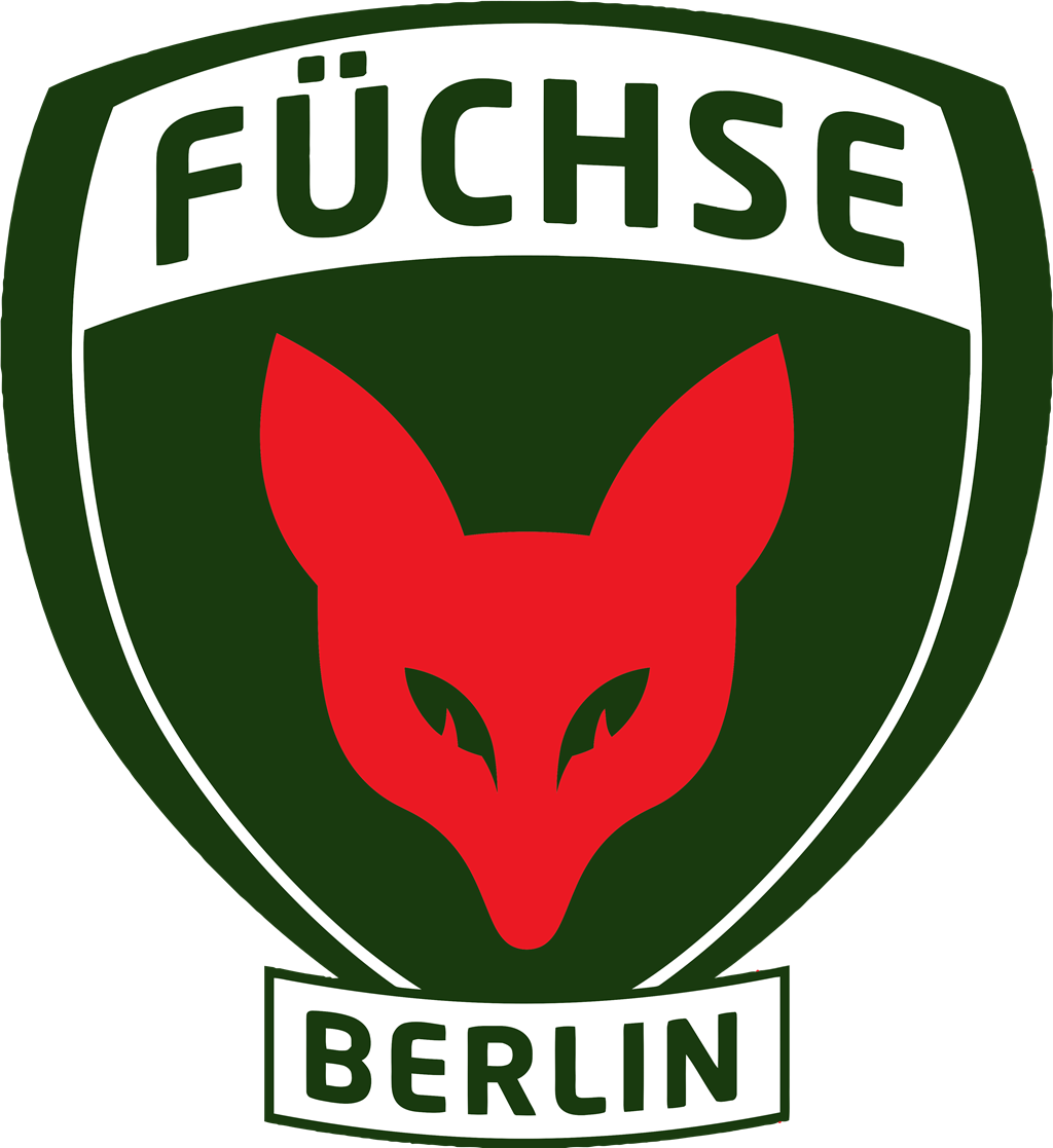 Fuchse Berlin Reinickendorf logotype, transparent .png, medium, large