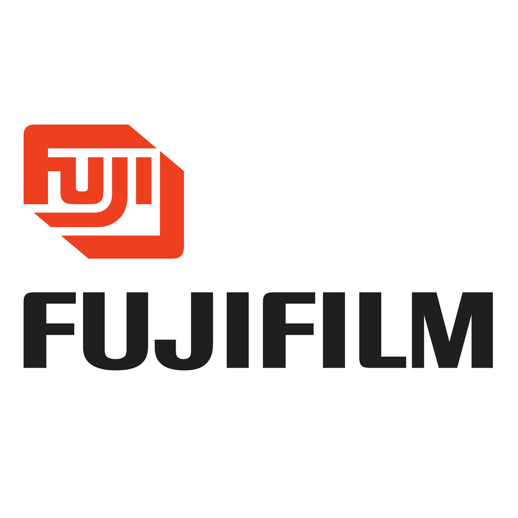 Fujifilm logotype, transparent .png, medium, large