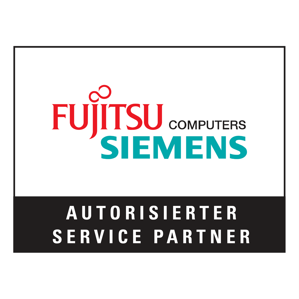 Fujitsu Siemens Computers logotype, transparent .png, medium, large