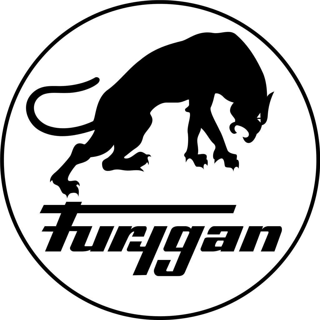 Furygan logotype, transparent .png, medium, large