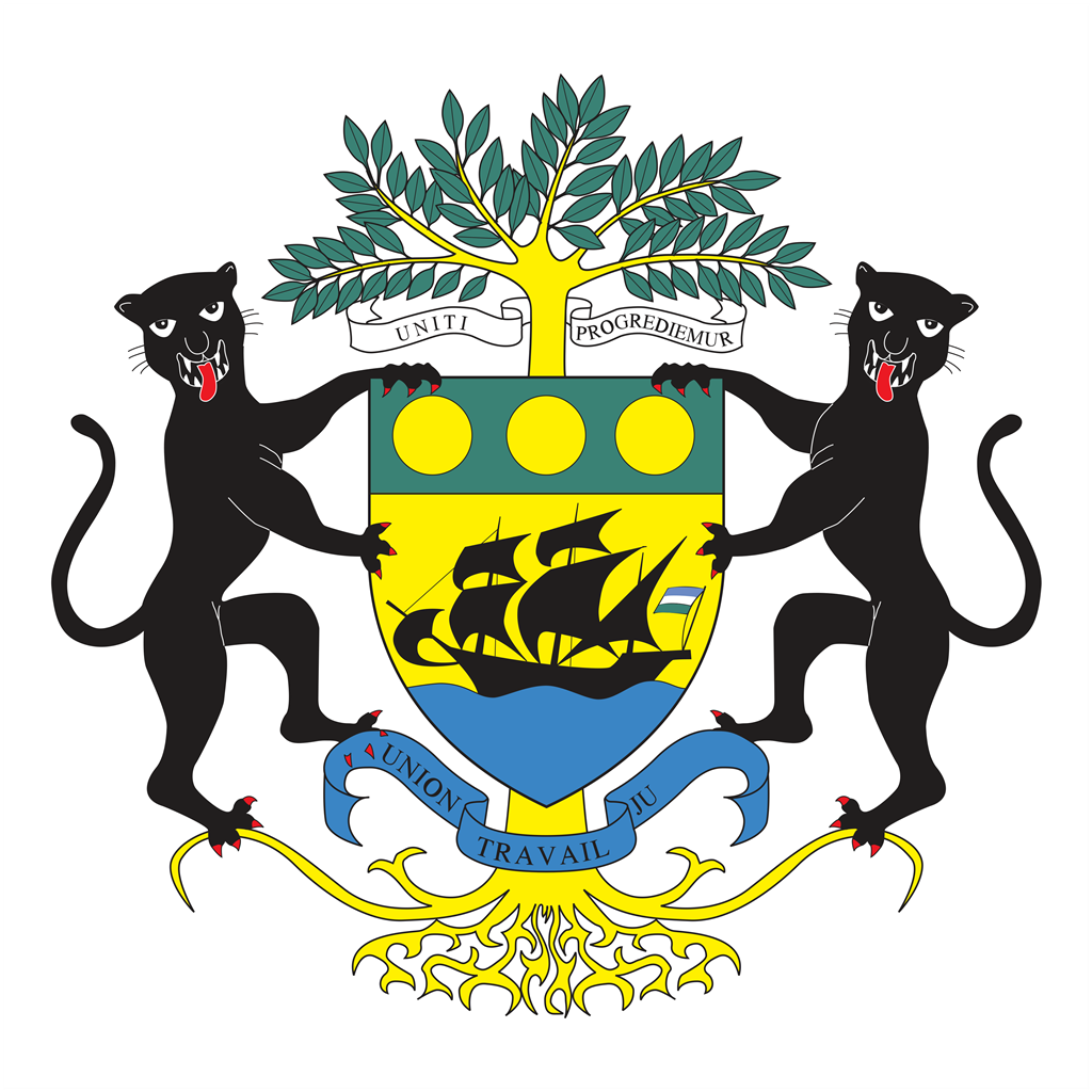 Gabon logotype, transparent .png, medium, large