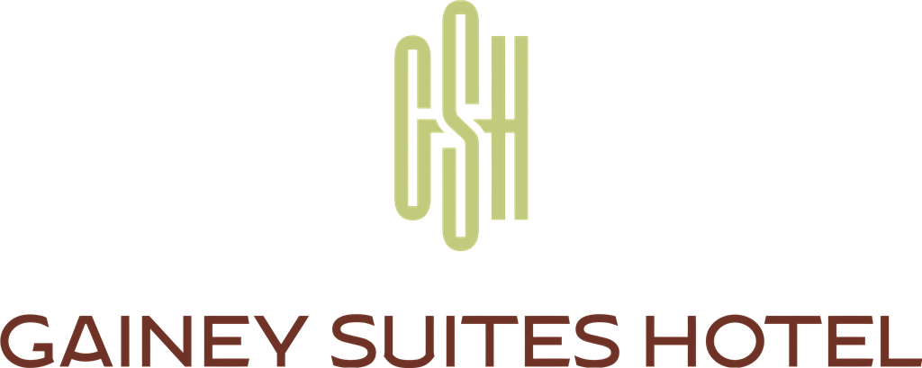 Gainey Suites Hotel logotype, transparent .png, medium, large