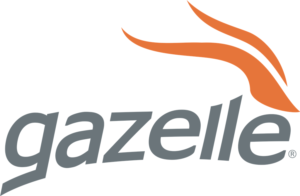 GAZelle logotype, transparent .png, medium, large