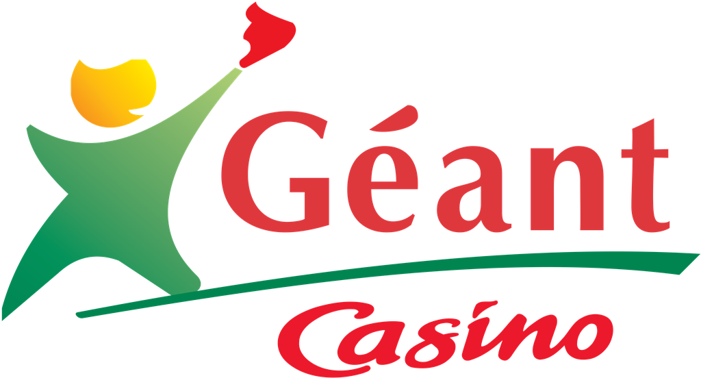 Geant Casino logotype, transparent .png, medium, large