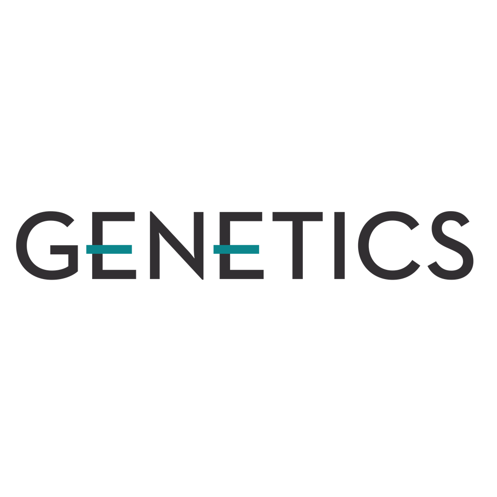 Genetics logotype, transparent .png, medium, large