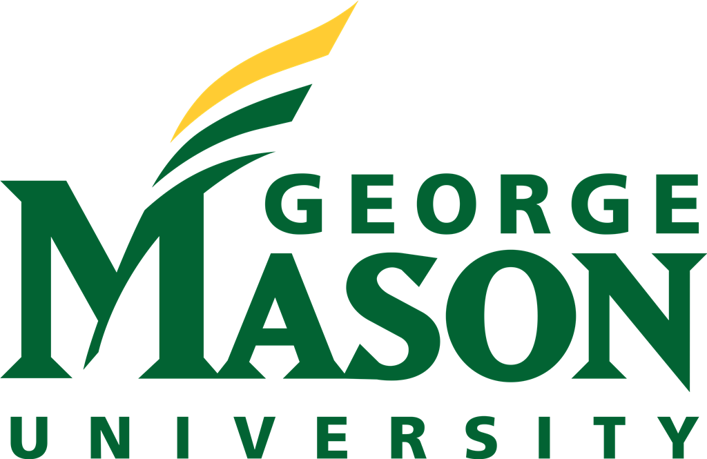George Mason University logotype, transparent .png, medium, large